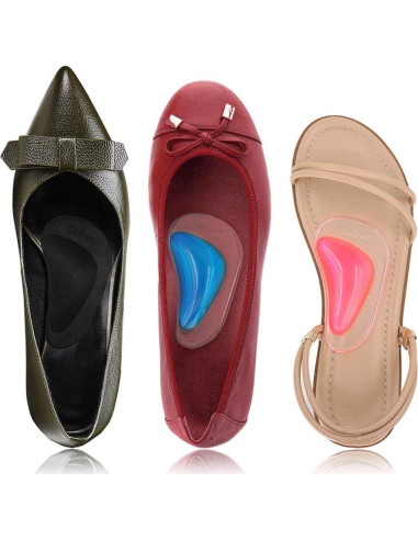 Inserts de Soporte de Arco Dr. Foot para Pies Planos - 5 Colores