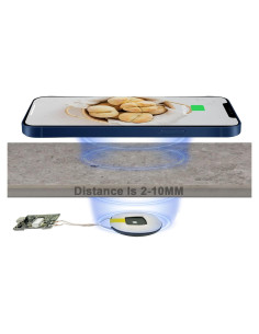 Cargador Inalámbrico Invisible Uumao 2 Pack 10mm Carga Rápida