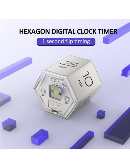 Temporizador Digital Hexagonal Magnético SIUKE para Cocina