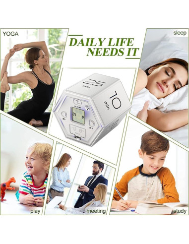 Temporizador Digital Hexagonal Magnético SIUKE para Cocina