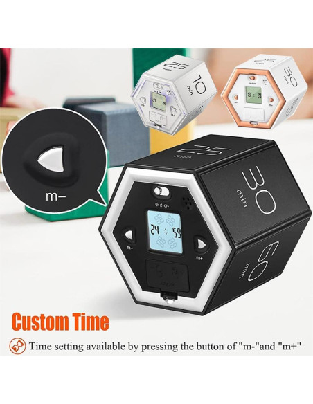 Temporizador Digital Hexagonal Magnético SIUKE para Cocina