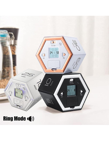 Temporizador Digital Hexagonal Magnético SIUKE para Cocina