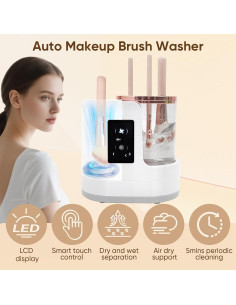 Limpiadora Eléctrica de Brochas Tayuzo 3 en 1 - Secado Rápido 2