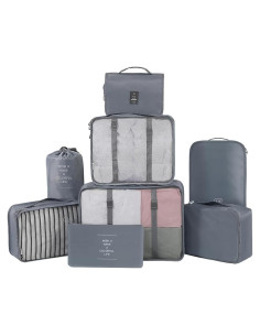 Belsmi 8 Piezas Cubos de Empaque y Bolsa para Zapatos