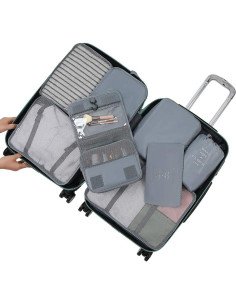 Belsmi 8 Piezas Cubos de Empaque y Bolsa para Zapatos 2