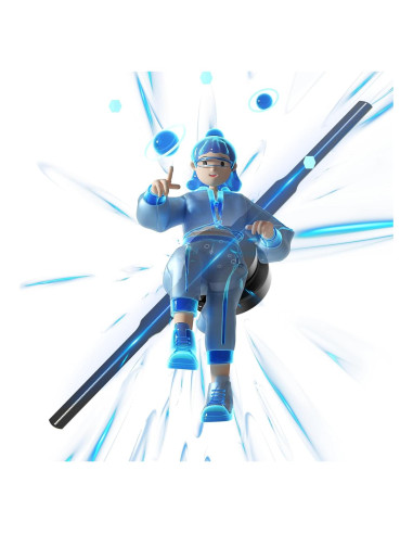 Ventilador Holográfico 3D HAVIsikr 42cm HD Control Remoto