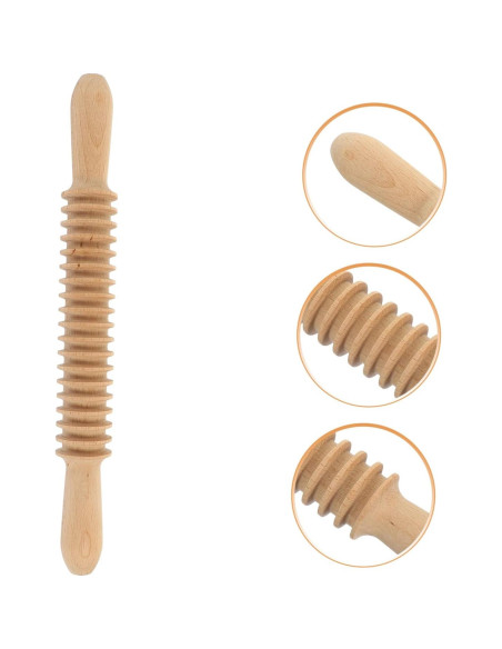 Rodillo de Madera GOOHOCHY para Cortar Espagueti 33x4cm