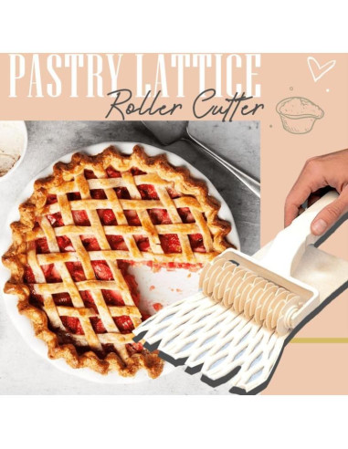 Cortador de Rodillo de Lattice Pequeño ASEANAO 19.5x6.5cm