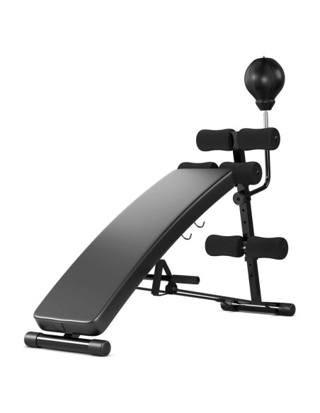 Banco de Abdominales Ajustable Goplus con Pelota y Cuerdas