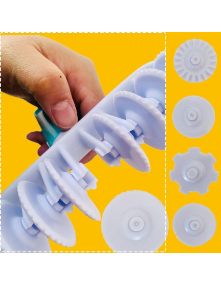Cortador Decorador de Masa 4-en-1 Wvkzuc - Herramienta de Cocina
