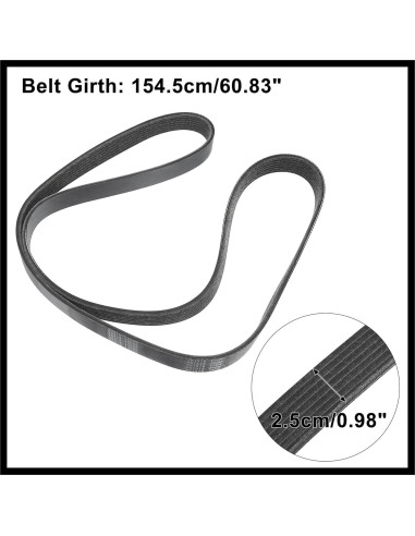 Correa de Transmisión Serpentina Multi V Hihaha 1.545m para Toyota