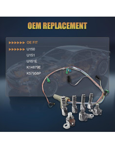 Kit de Válvulas de Solenoides de Transmisión Bulubiu U150 2