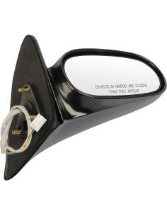 Espejo Lateral Derecho SCITOO Negro Para Toyota Corolla 1998-2002 2