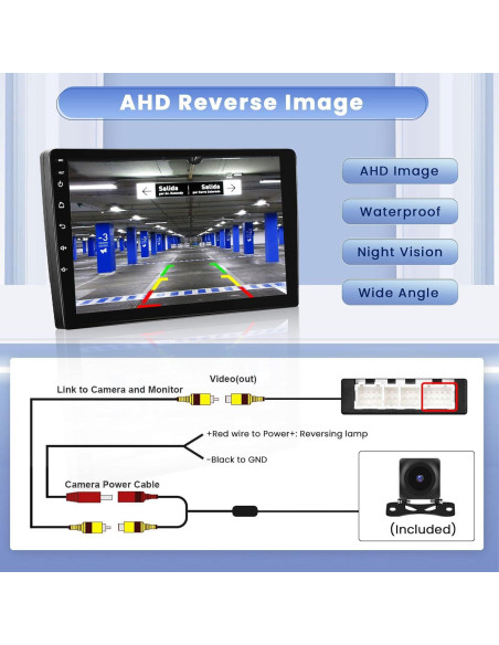 Estéreo de Coche Android 13 Hikity 6+128GB para Toyota RAV4 2007-2012