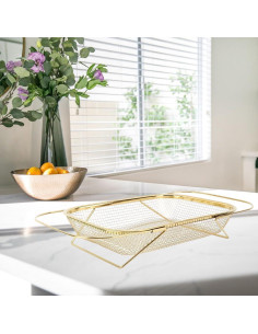 Colador de fregadero Lwuey de acero inoxidable expandible 34x25cm 2