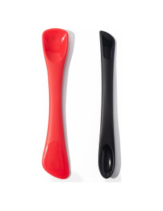 Set de Espátula de Silicona 2 en 1 OYV - Rojo y Negro