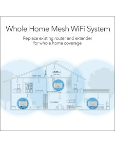 Sistema WiFi Mesh NETGEAR Orbi RBK13 - Cobertura 418 m 2