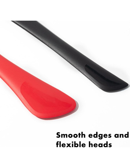 Set de Espátula de Silicona 2 en 1 OYV - Rojo y Negro