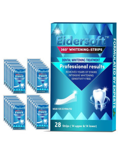 Tiras de Blanqueamiento Dental Eidersoft 28 Unidades Veganas