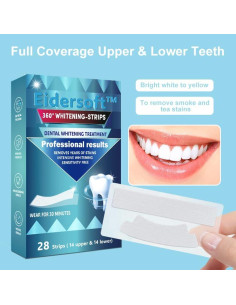 Tiras de Blanqueamiento Dental Eidersoft 28 Unidades Veganas 2