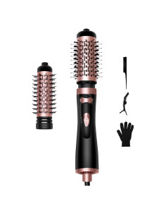 Cepillo Secador de Cabello OKWRAP 3-en-1 con 2 Cepillos Intercambiables