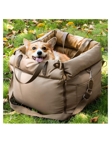 Asiento de Coche para Perros Pequeños MOLLYBLOS Impermeable