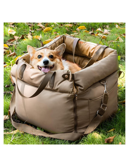 Asiento de Coche para Perros Pequeños MOLLYBLOS Impermeable Asiento de Coche para Perros Pequeños MOLLYBLOS Impermeable