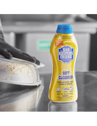 Limpiador Suave Bar Keepers Friend 3x26 oz + 3 Toallas Microfibra