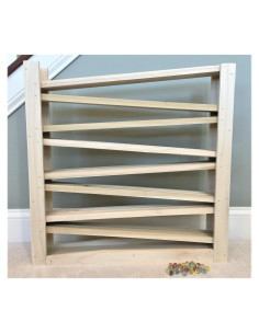 Juego de Canicas Doble de Madera Amish 63.5 cm 8 Niveles