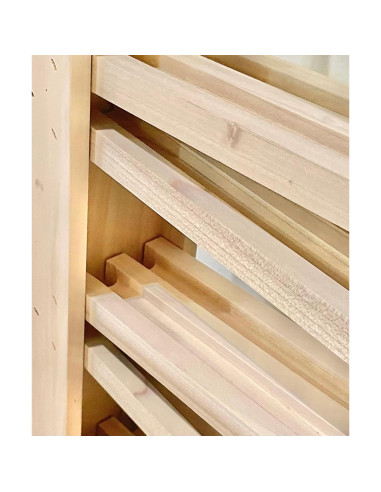 Juego de Canicas Doble de Madera Amish 63.5 cm 8 Niveles