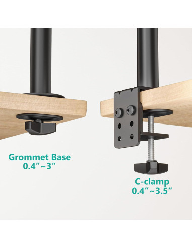 Soporte de Monitor WALI M001S Ajustable hasta 32" (81,28 cm)