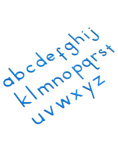 Alfabeto Móvil Montessori Outlet Azul para Niños 3-6 Años