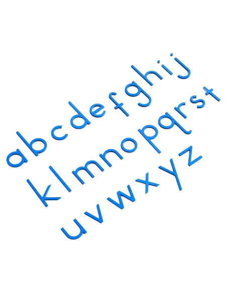 Alfabeto Móvil Montessori Outlet Azul para Niños 3-6 Años