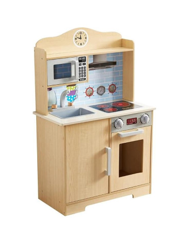 Cocina de Juguete de Madera YFDPARK 13 Piezas para Niños