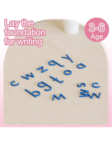 Alfabeto Móvil Montessori Outlet Azul para Niños 3-6 Años