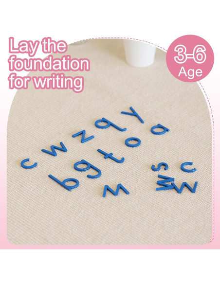 Alfabeto Móvil Montessori Outlet Azul para Niños 3-6 Años