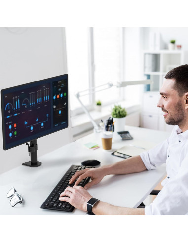 Soporte de Monitor WALI M001S Ajustable hasta 32" (81,28 cm)