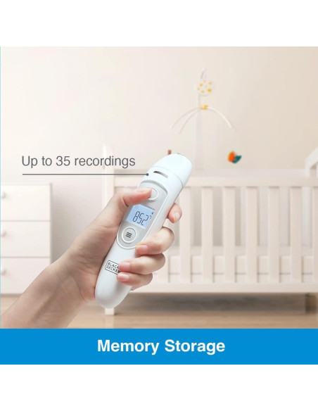 Termómetro Infrarrojo 3-en-1 BLACK+DECKER BDXTMB100 Blanco