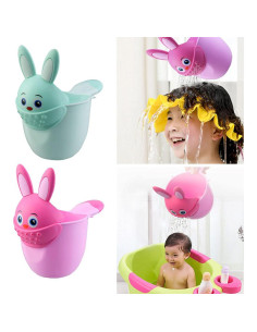 Taza de Enjuague para Bebés 17x21cm - No Tóxica Verde Claro 2