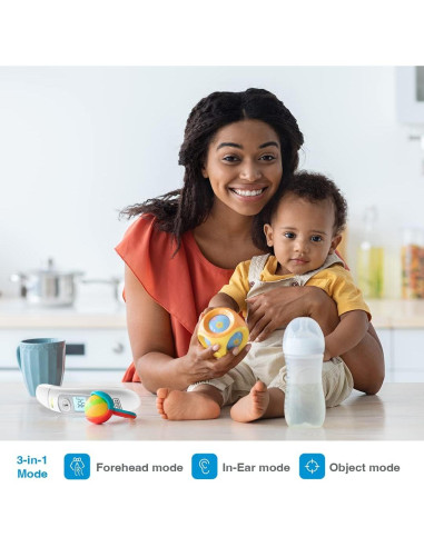 Termómetro Infrarrojo 3-en-1 BLACK+DECKER BDXTMB100 Blanco