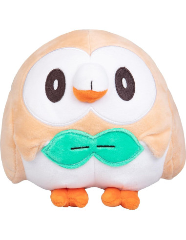 Peluche Pokémon Rowlet 20 cm - Oficial Wicked Cool Toys