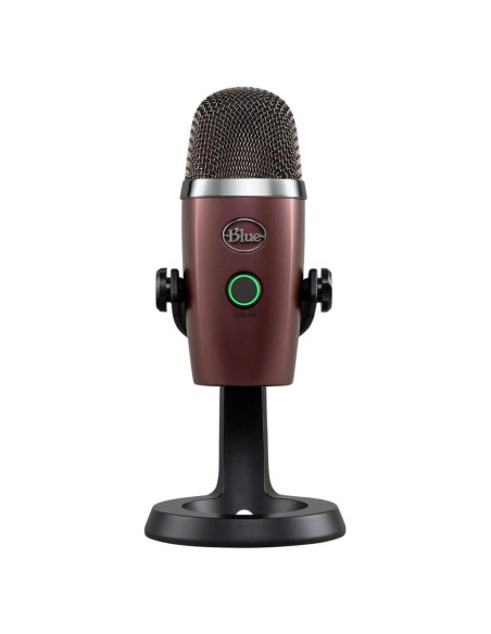 Micrófono USB Blue Yeti Nano Ónix Rojo para Streaming y Podcasting