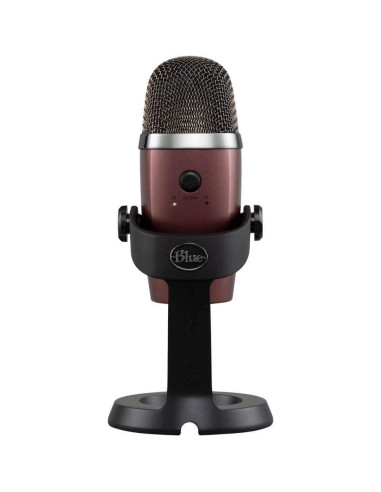 Micrófono USB Blue Yeti Nano Ónix Rojo para Streaming y Podcasting