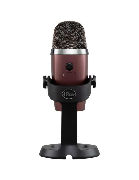 Micrófono USB Blue Yeti Nano Ónix Rojo para Streaming y Podcasting