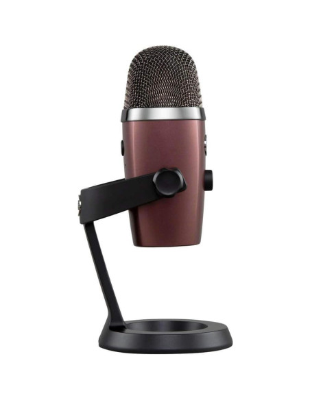 Micrófono USB Blue Yeti Nano Ónix Rojo para Streaming y Podcasting