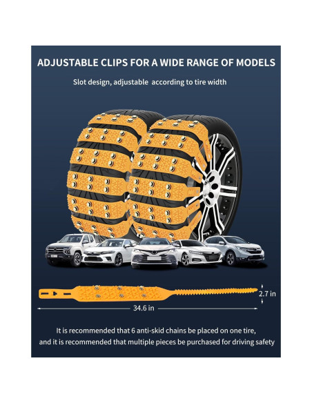 Cadenas Antideslizantes COFSODI para Neumáticos SUV 265/70/R17