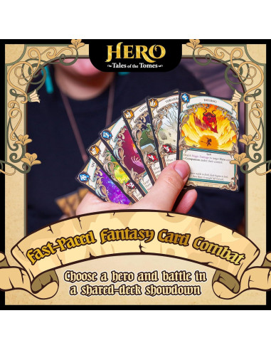 Juego de Cartas de Estrategia Hero Tomekeeper 2 Edición - 2-5 Jugadores