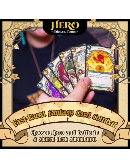 Juego de Cartas de Estrategia Hero Tomekeeper 2 Edición - 2-5 Jugadores