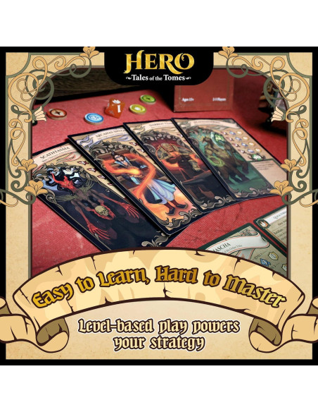 Juego de Cartas de Estrategia Hero Tomekeeper 2 Edición - 2-5 Jugadores