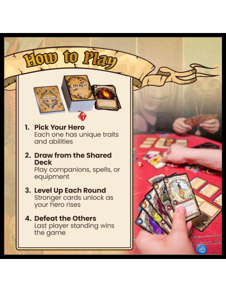 Juego de Cartas de Estrategia Hero Tomekeeper 2 Edición - 2-5 Jugadores